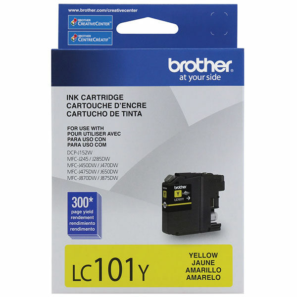 Brother Yellow Ink Cartridge (300 Yield)