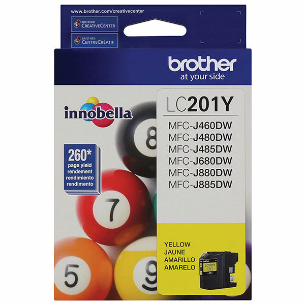 Brother Yellow Ink Cartridge (260 Yield)