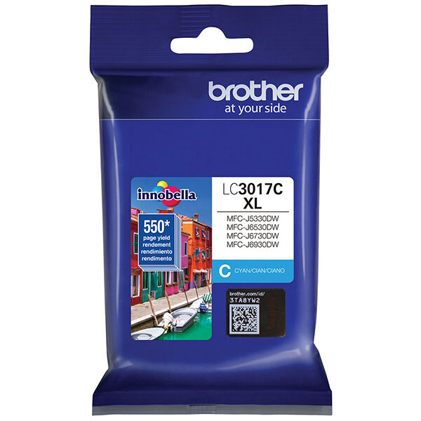 Brother High Yield Cyan Ink Cartridge (550 Yield)