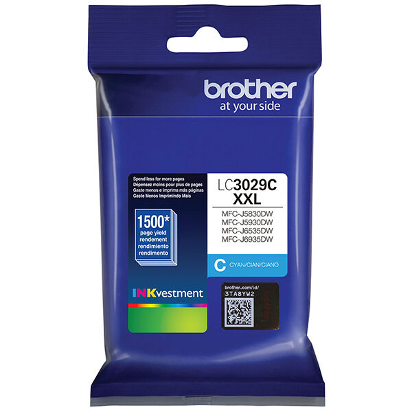 Brother Ultra High Yield Cyan Ink Cartridge (1500 Yield)