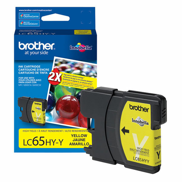 Brother High Yield Yellow Ink Cartridge (750 Yield)