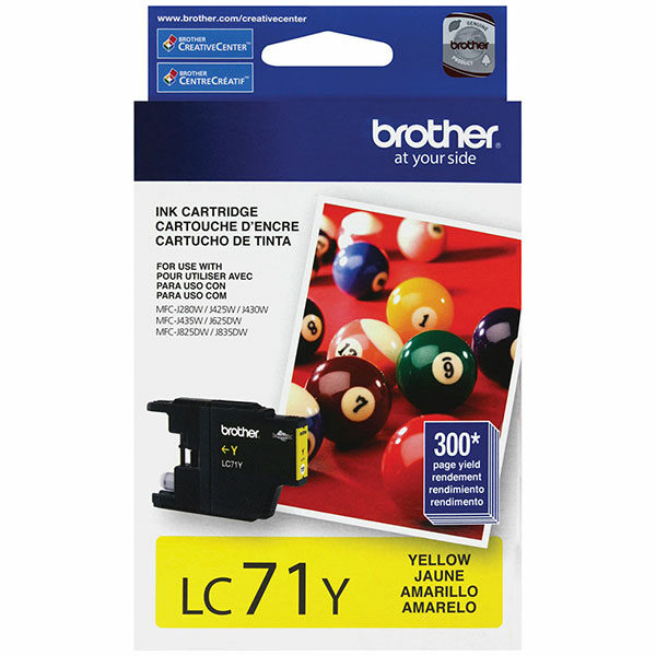 Brother Yellow Ink Cartridge (300 Yield)