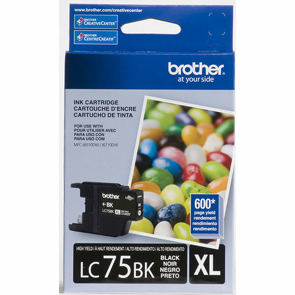 Brother High Yield Black Ink Cartridge (600 Yield)