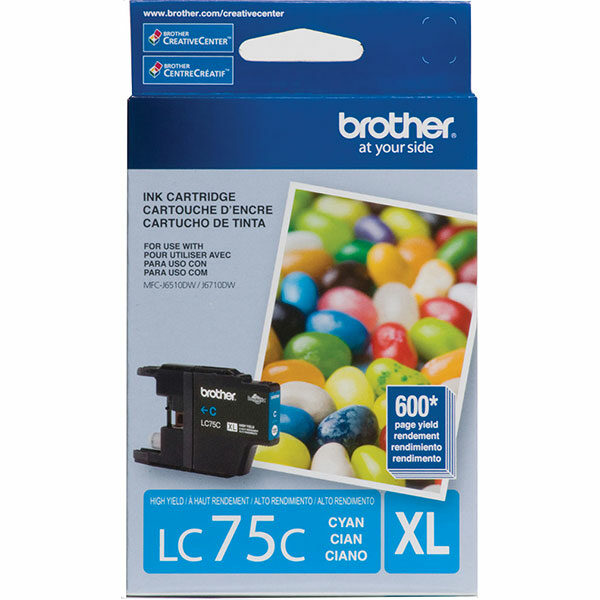 Brother High Yield Cyan Ink Cartridge (600 Yield)