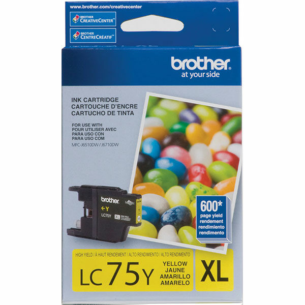 Brother High Yield Yellow Ink Cartridge (600 Yield)