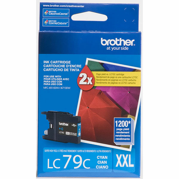 Brother Super High Yield Cyan Ink Cartridge (1200 Yield)