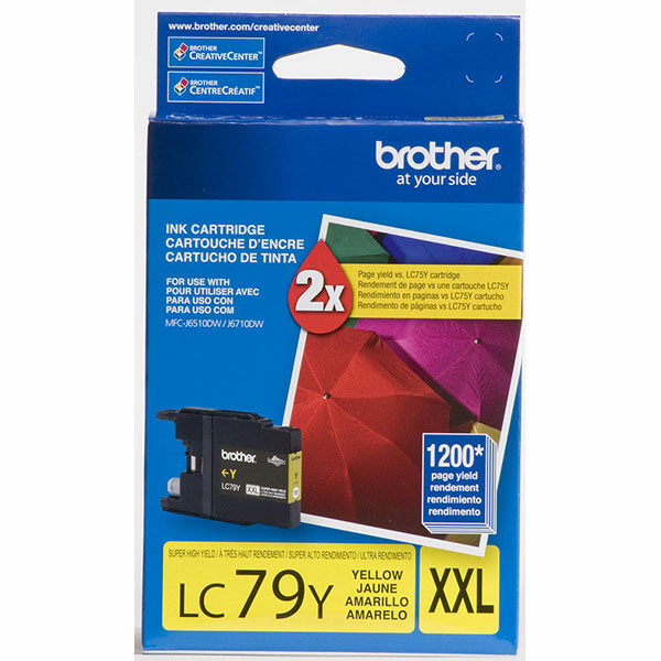 Brother Super High Yield Yellow Ink Cartridge (1200 Yield)