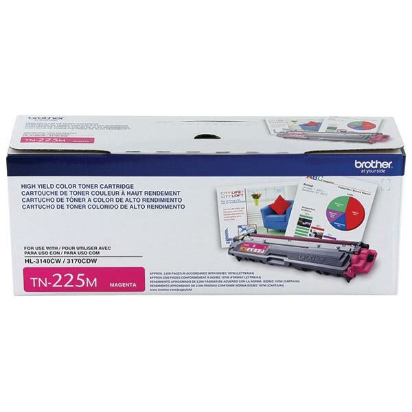 Brother High Yield Magenta Toner Cartridge (2200 Yield)