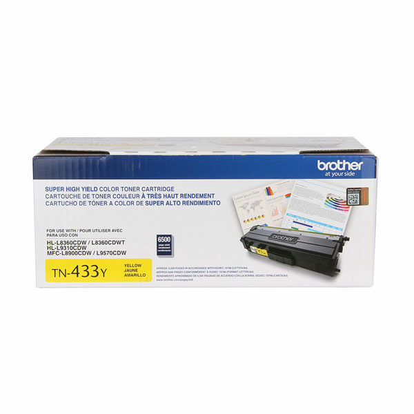 Brother High Yield Yellow Toner Cartridge (4000 Yield)