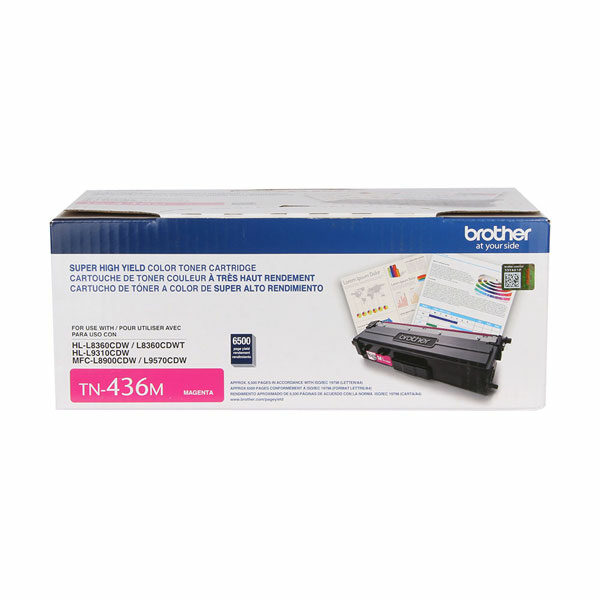 Brother Super High Yield Magenta Toner Cartridge (6500 Yield)