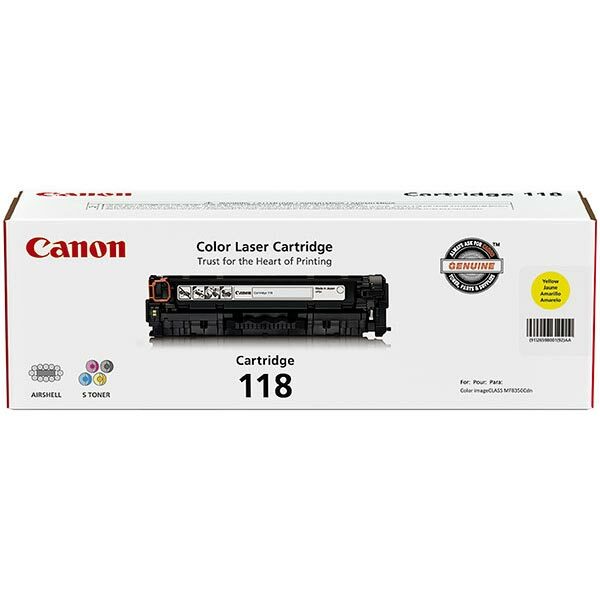 Canon (CRG-118Y) Yellow Toner Cartridge (2900 Yield)