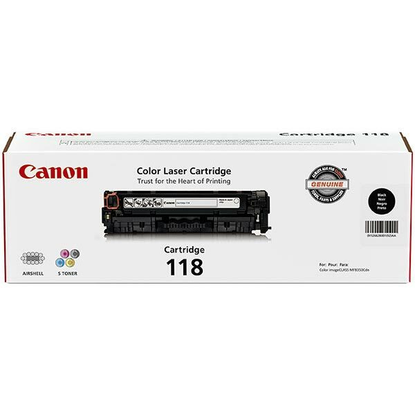 Canon (CRG-118BK) Black Toner Cartridge (3400 Yield)