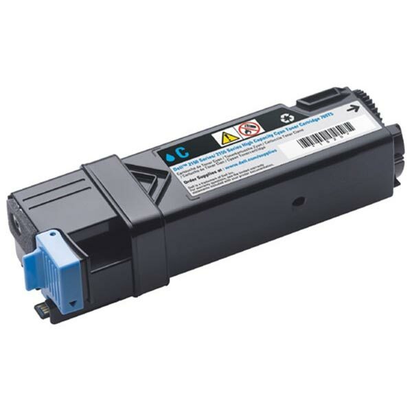 Dell High Yield Cyan Toner Cartridge (OEM# 331-0716) (2500 Yield)