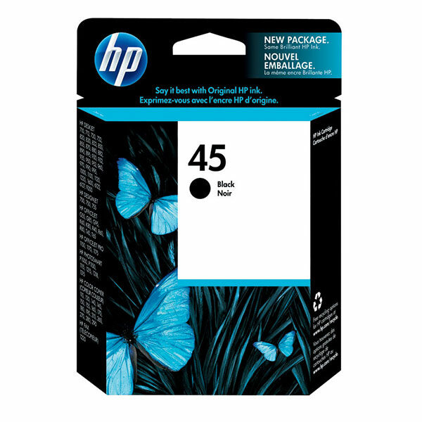 HP 45 (51645A) Black Original Ink Cartridge (930 Yield)