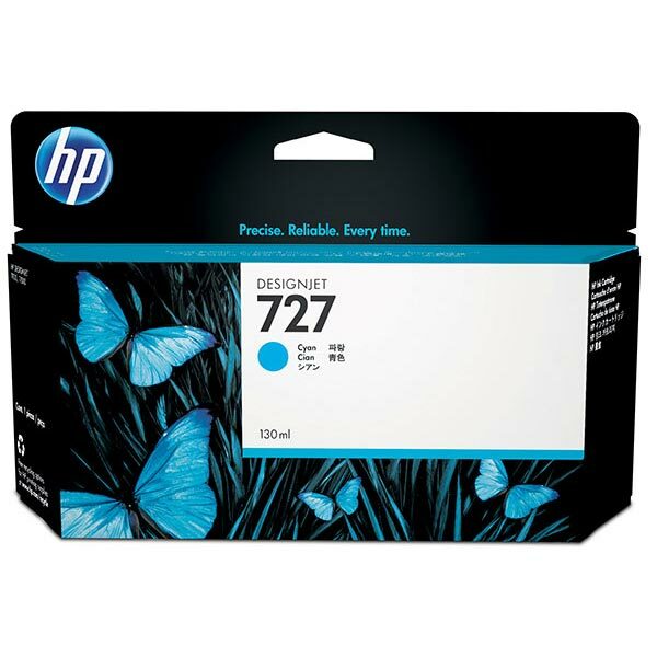 HP 727 (B3P19A) Cyan Original Ink Cartridge (130 ml)