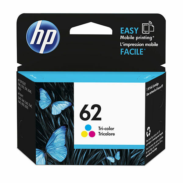 HP 62 (C2P06AN) Tri-Color Original Ink Cartridge (165 Yield)