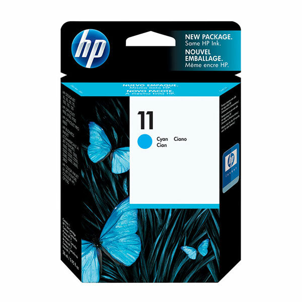 HP 11 (C4836A) Cyan Original Ink Cartridge (2350 Yield)