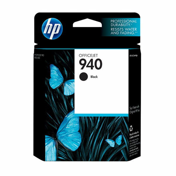 HP 940 (C4902AN) Black Original Ink Cartridge (1000 Yield)