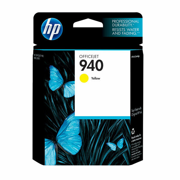 HP 940 (C4905AN) Yellow Original Ink Cartridge (900 Yield)