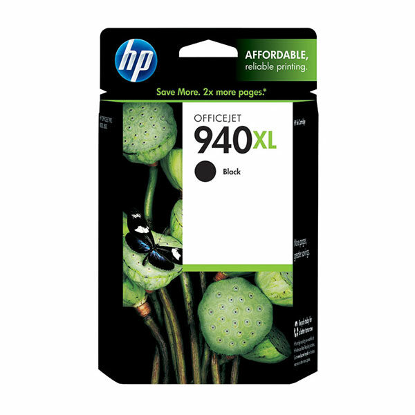 HP 940XL (C4906AN) High Yield Black Original Ink Cartridge (2200 Yield)