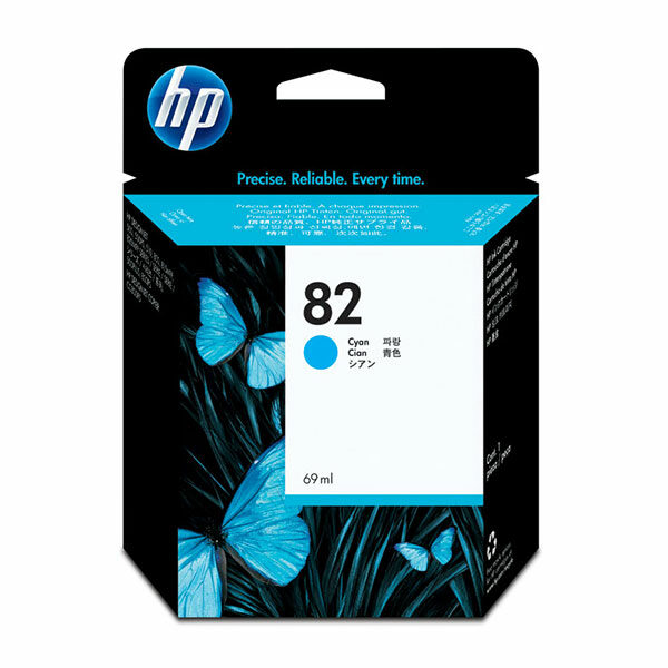 HP 82 (C4911A) Cyan Original Ink Cartridge (69 ml)