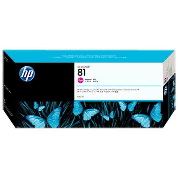 HP 81 (C4932A) Magenta Original Dye Ink Cartridge (680 ml)