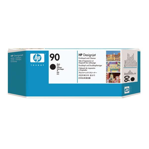 HP 90 (C5054A) Black Printhead/Printhead Cleaner