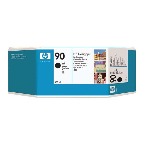 HP 90 (C5058A) Black Original Ink Cartridge (400 ml)