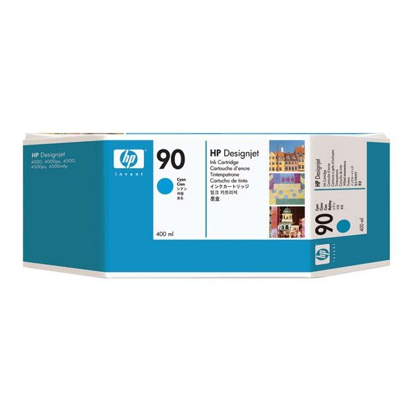 HP 90 (C5061A) Cyan Original Ink Cartridge (400 ml)