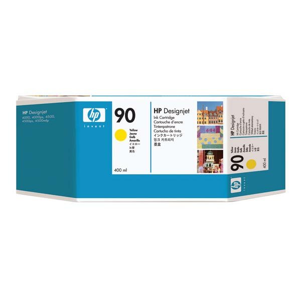 HP 90 (C5065A) Yellow Original Ink Cartridge (400 ml)