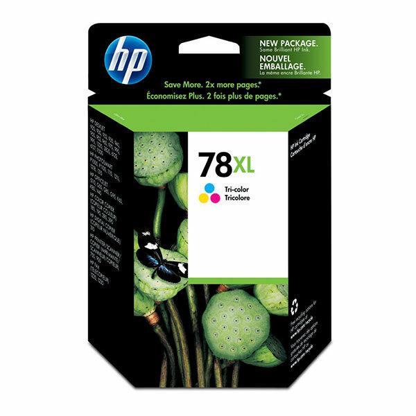 HP 78XL (C6578AN) High Yield Tri-Color Original Ink Cartridge (1200 Yield)