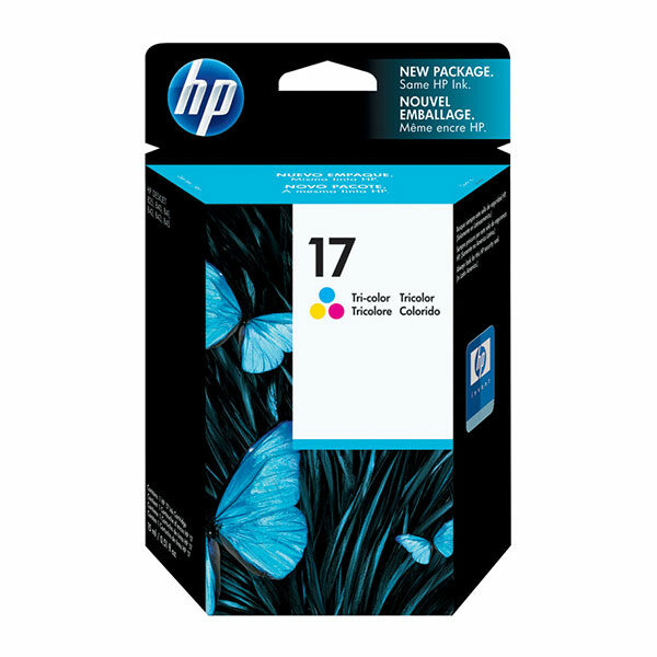 HP 17 (C6625A) Tri-Color Original Ink Cartridge (480 Yield)