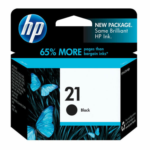 HP 21 (C9351AN) Black Original Ink Cartridge (190 Yield)