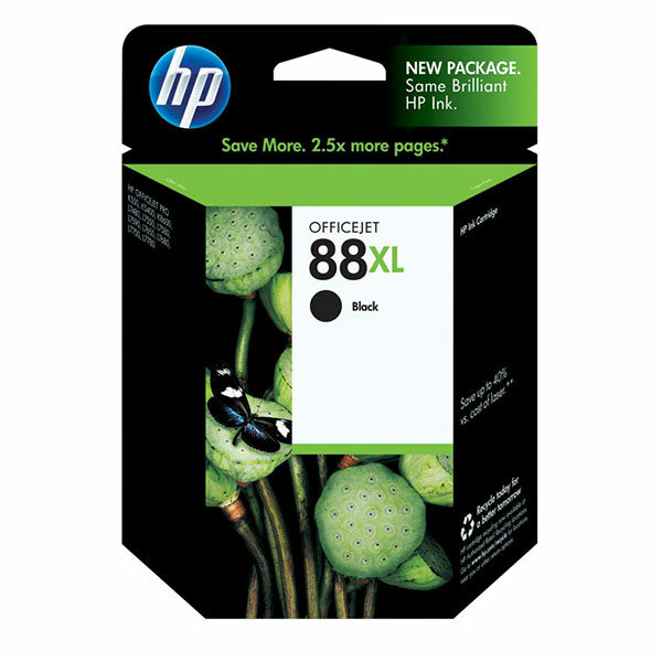 HP 88XL (C9396AN) High Yield Black Original Ink Cartridge (2450 Yield)