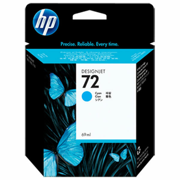 HP 72 (C9398A) Cyan Original Ink Cartridge (69 ml)