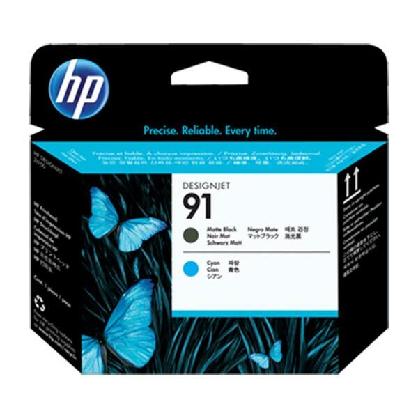 HP 91 (C9460A) Matte Black/Cyan Printhead