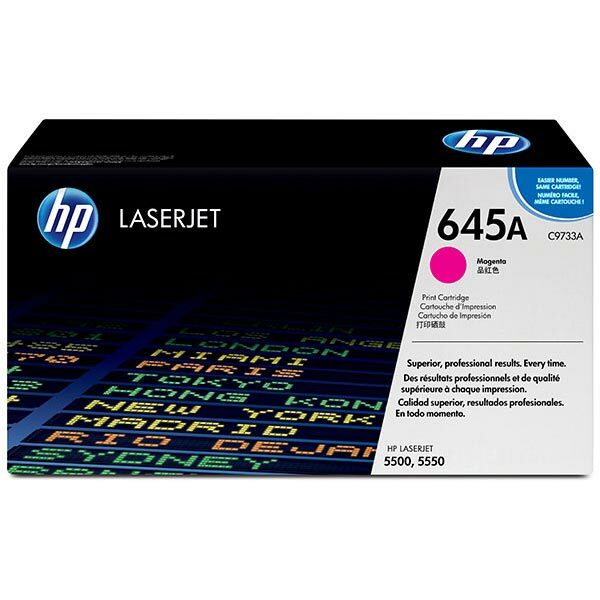 HP 645A (C9733A) Magenta Original LaserJet Toner Cartridge (12000 Yield)