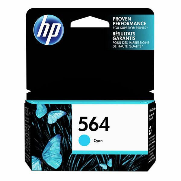 HP 564 (CB318WN) Cyan Original Ink Cartridge (300 Yield)