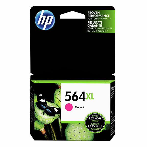 HP 564XL (CB324WN) High Yield Magenta Original Ink Cartridge (750 Yield)