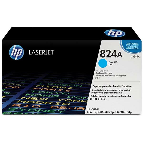 HP 824A (CB385A) Cyan Original LaserJet Image Drum (23000 Yield)