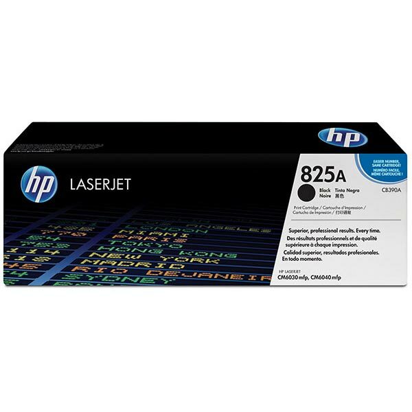 HP 825A (CB390A) Black Original LaserJet Toner Cartridge (19500 Yield)