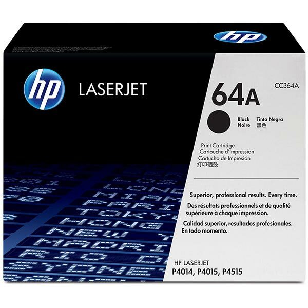 HP 64A (CC364AG) Black Original LaserJet Toner Cartridge for US Government (10000 Yield)