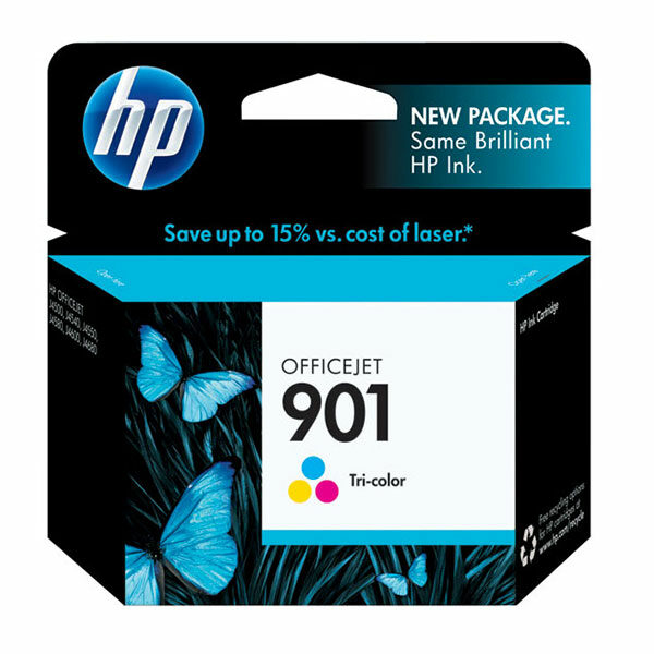 HP 901 (CC656AN) Tri-Color Original Ink Cartridge (360 Yield)