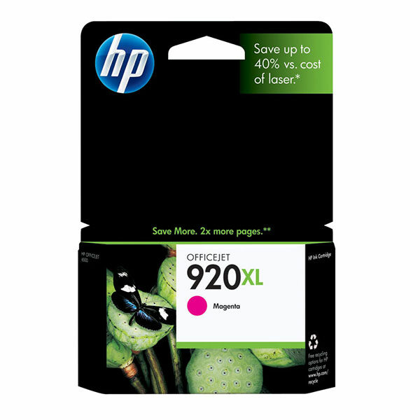 HP 920XL (CD973AN) High Yield Magenta Original Ink Cartridge (700 Yield)