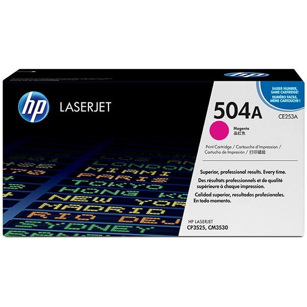 HP 504A (CE253AG) Magenta Original LaserJet Toner Cartridge for US Government (7000 Yield)