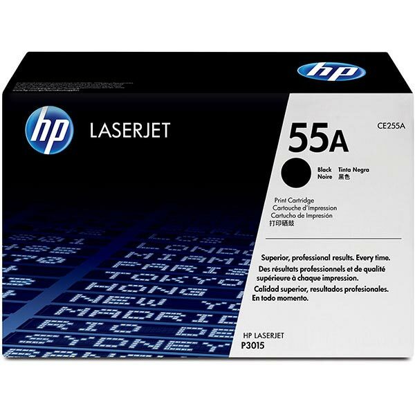 HP 55A (CE255AG) Black Original LaserJet Toner Cartridge for US Government (6000 Yield)