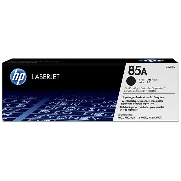 HP 85A (CE285A) Black Original LaserJet Toner Cartridge (1600 Yield)