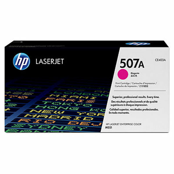 HP 507A (CE403AG) Magenta Original LaserJet Toner Cartridge for US Government (6000 Yield)