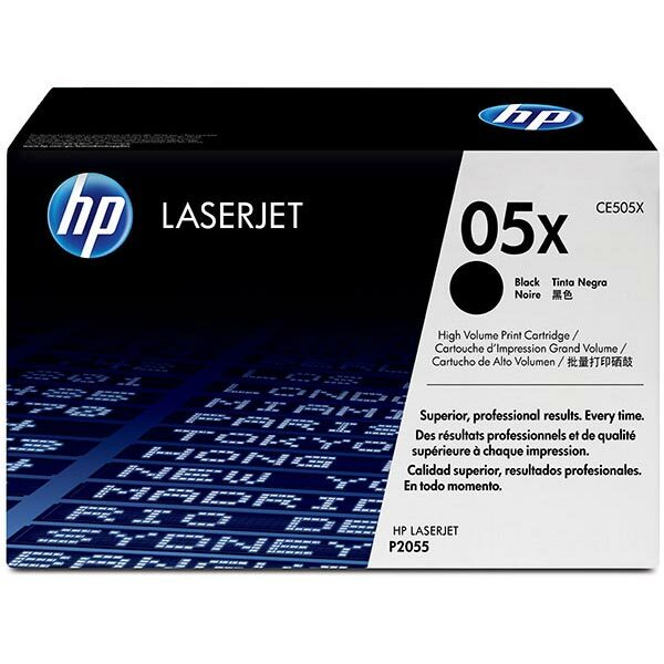 HP 05X (CE505X) Black Original LaserJet Toner Cartridge (6500 Yield)