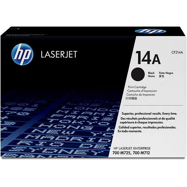 HP 14A (CF214A) Black Original LaserJet Toner Cartridge (10000 Yield)